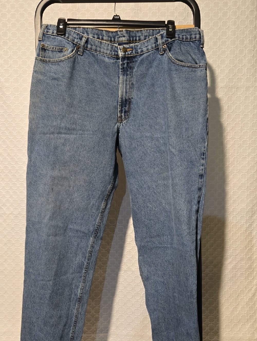 Men's Straight Leg Denim Jeans in Light Blue